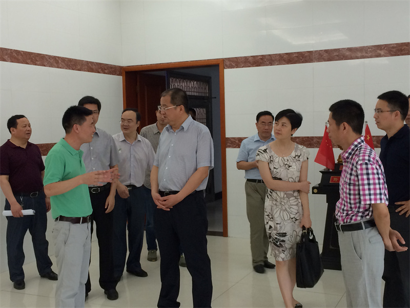 2014年7月15日绍兴俞志宏市长来调研指导